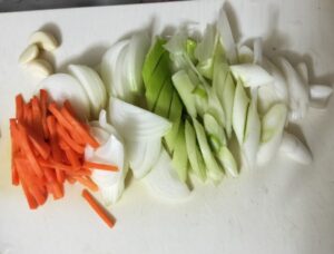 切った野菜